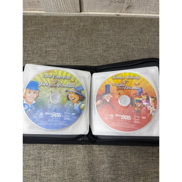 Animated Classics DVD Collection w/ Red Zippered Case Fairy Tales 15 Discs - Picture 9 of 11